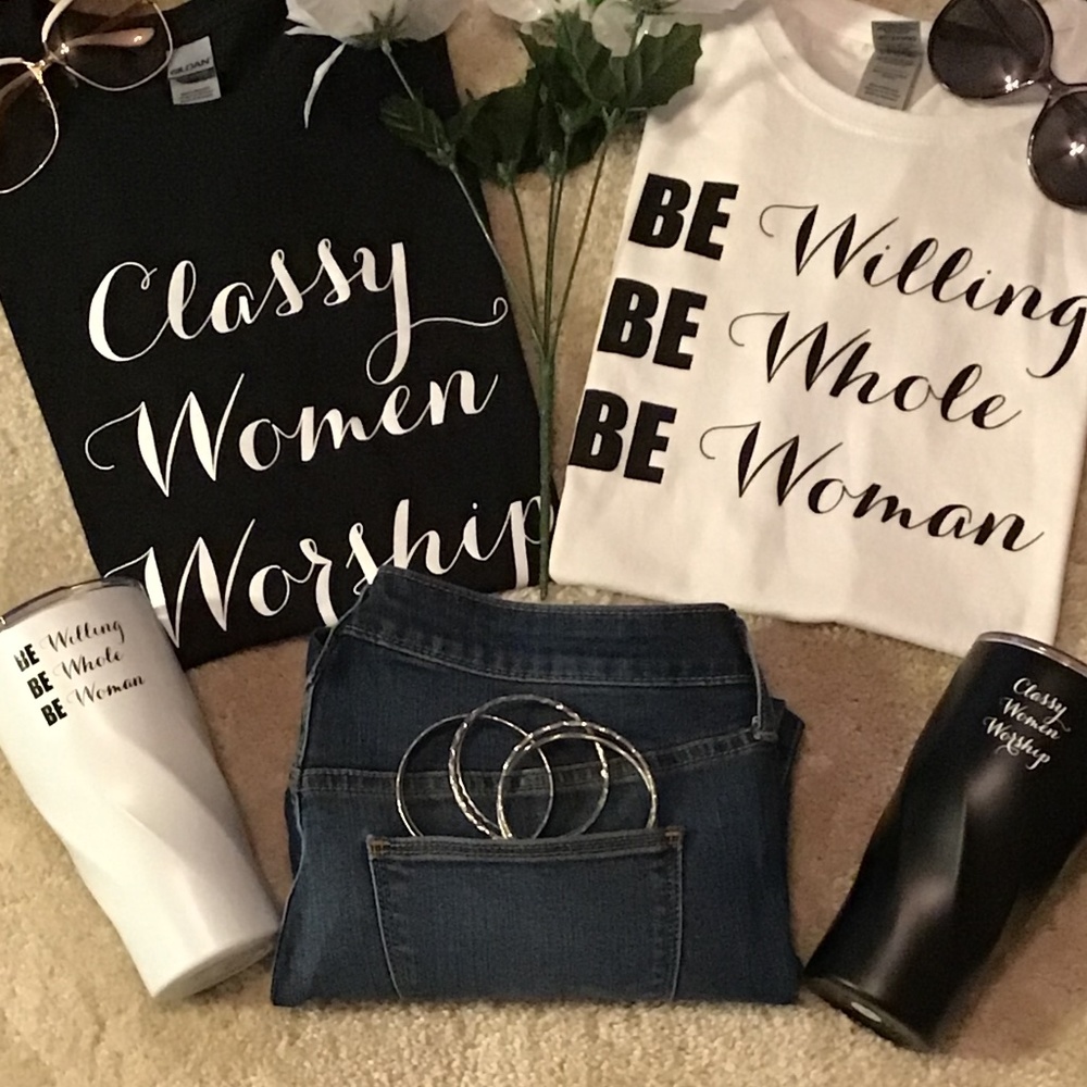 WOMENS INSPIRATIONAL T-SHIRT SETS